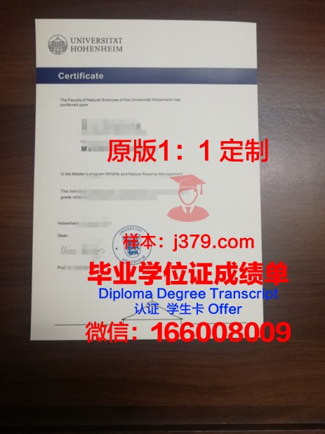 霍恩海姆大学毕业证成绩单:揭开德国高等教育之谜