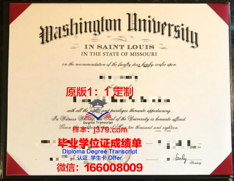 密苏里大学圣路易斯分校毕业证diploma
