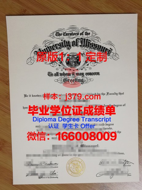 密苏里科技大学毕业证diploma