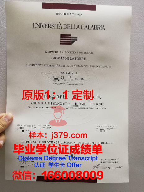 雷焦卡拉布里亚美术学院毕业证成绩单(意大利雷焦卡拉布里亚美术学院)