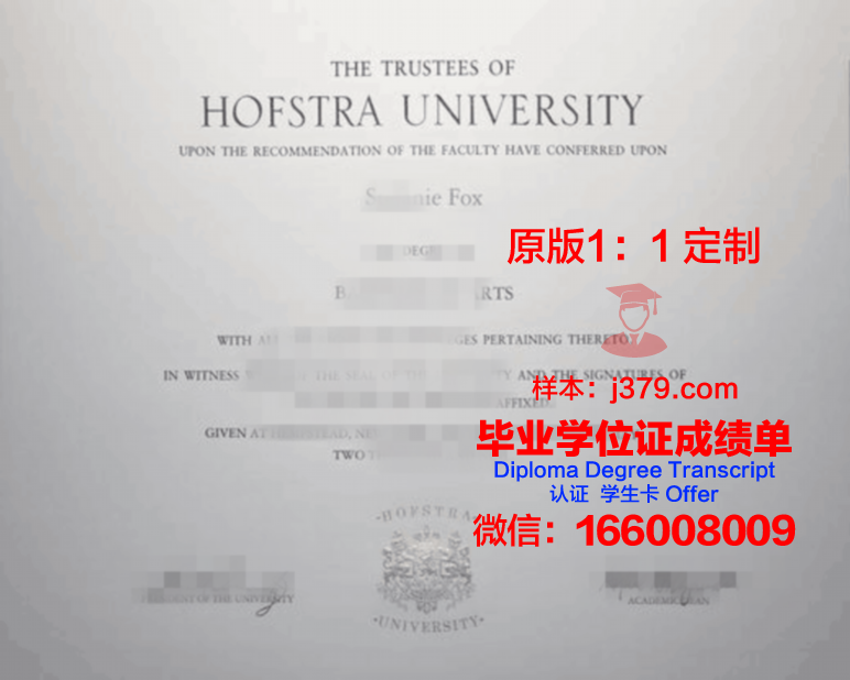 霍夫斯特拉大学学历证书(霍夫斯特拉商学院)