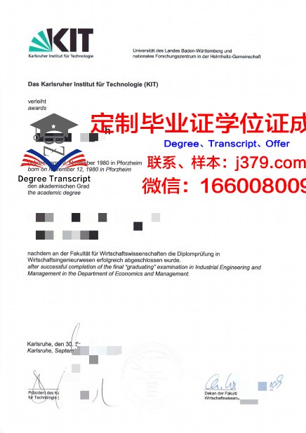 卡尔斯鲁厄理工学院毕业证是什么样子(卡尔斯鲁厄理工大学德国)